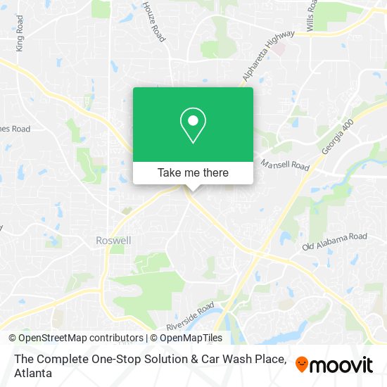 The Complete One-Stop Solution & Car Wash Place map