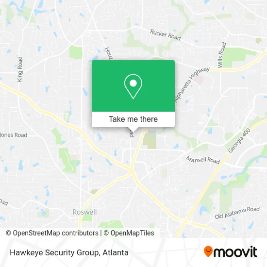 Hawkeye Security Group map