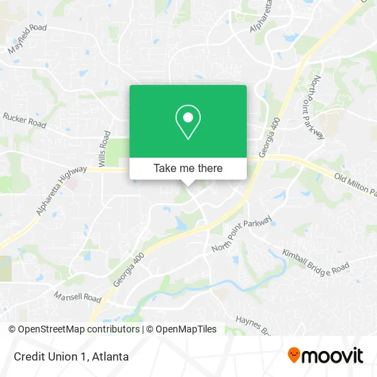 Credit Union 1 map