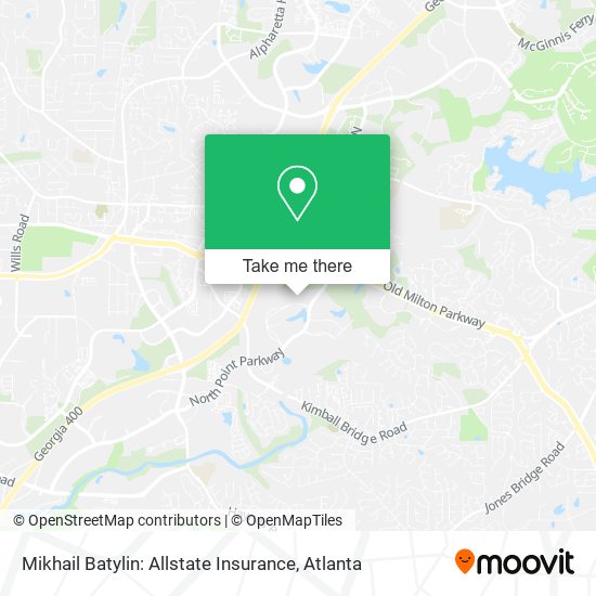 Mapa de Mikhail Batylin: Allstate Insurance