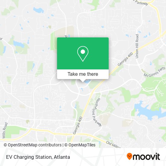 Mapa de EV Charging Station