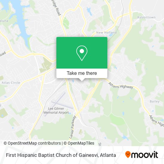 Mapa de First Hispanic Baptist Church of Gainesvi