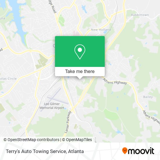 Mapa de Terry's Auto Towing Service