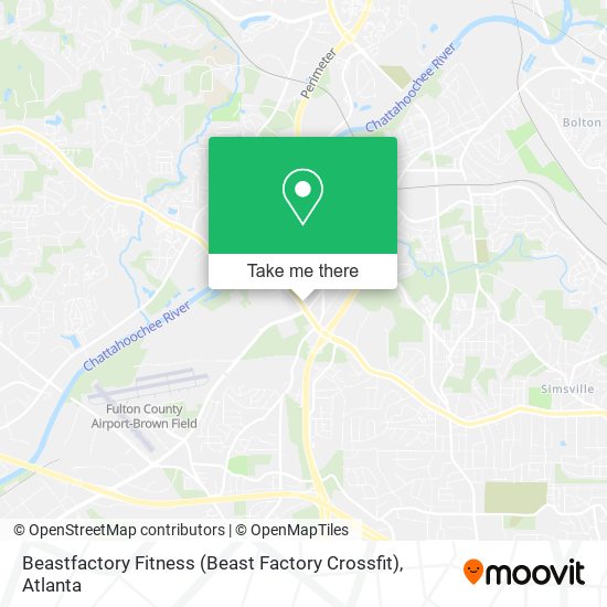 Mapa de Beastfactory Fitness (Beast Factory Crossfit)