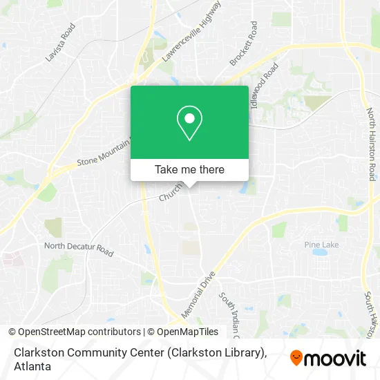 Mapa de Clarkston Community Center (Clarkston Library)