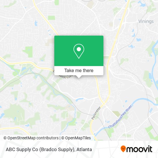 Mapa de ABC Supply Co (Bradco Supply)