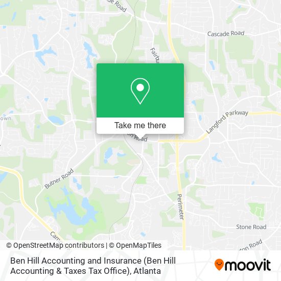 Mapa de Ben Hill Accounting and Insurance (Ben Hill Accounting & Taxes Tax Office)