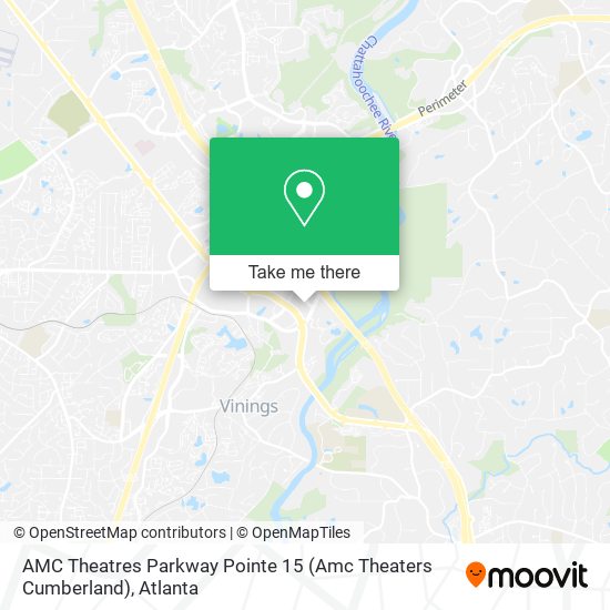 Mapa de AMC Theatres Parkway Pointe 15 (Amc Theaters Cumberland)