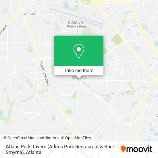 Mapa de Atkins Park Tavern (Atkins Park Restaurant & Bar - Smyrna)