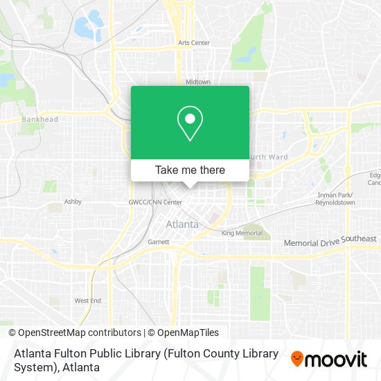 Mapa de Atlanta Fulton Public Library (Fulton County Library System)