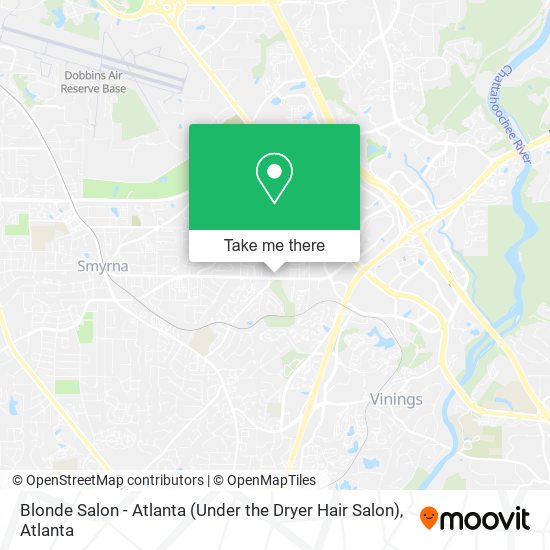 Mapa de Blonde Salon - Atlanta (Under the Dryer Hair Salon)