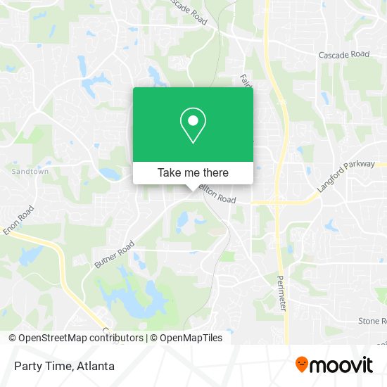 Party Time map