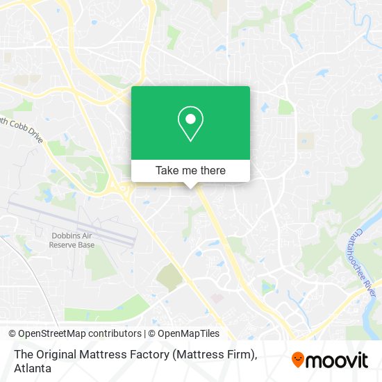 The Original Mattress Factory (Mattress Firm) map