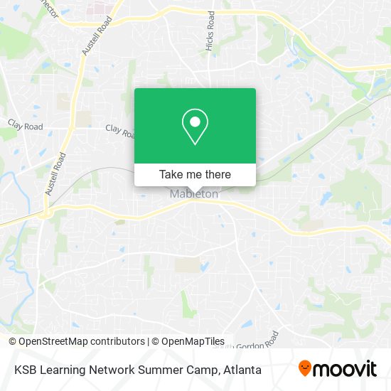 Mapa de KSB Learning Network Summer Camp