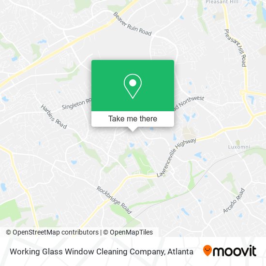 Mapa de Working Glass Window Cleaning Company