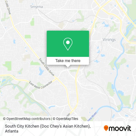 South City Kitchen (Doc Chey's Asian Kitchen) map