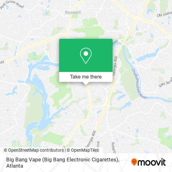 Mapa de Big Bang Vape (Big Bang Electronic Cigarettes)