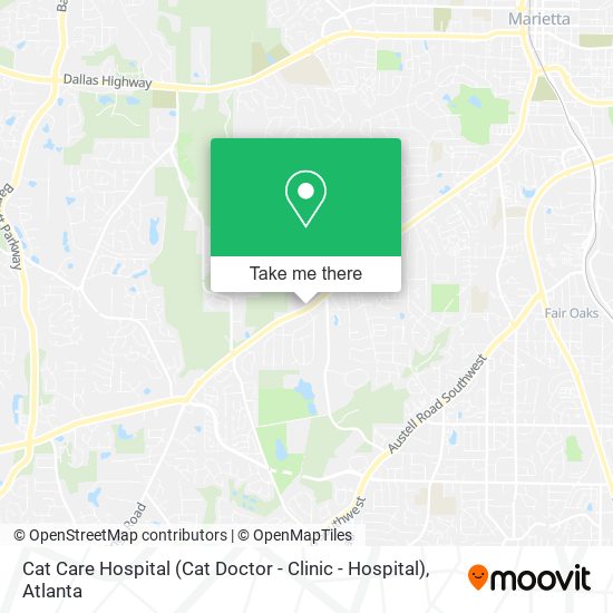 Mapa de Cat Care Hospital (Cat Doctor - Clinic - Hospital)
