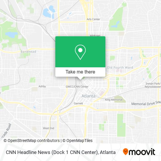 Mapa de CNN Headline News (Dock 1 CNN Center)