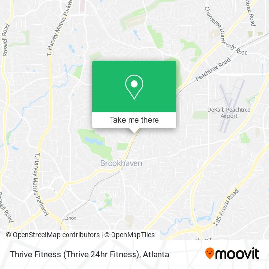Mapa de Thrive Fitness (Thrive 24hr Fitness)