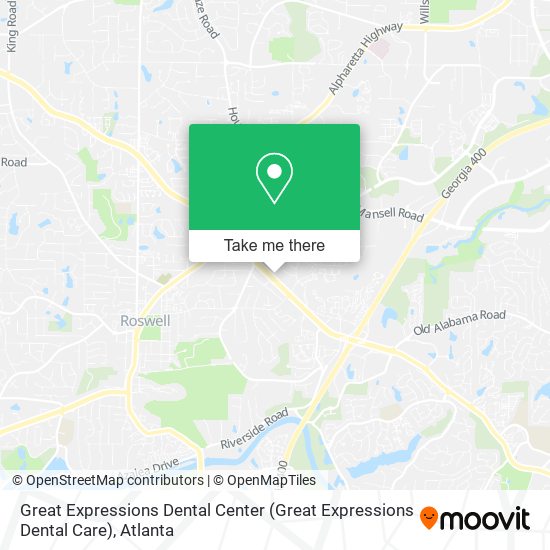 Mapa de Great Expressions Dental Center