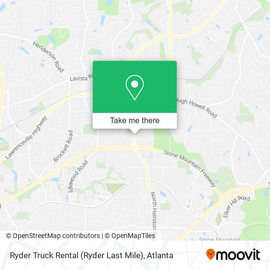 Ryder Truck Rental (Ryder Last Mile) map