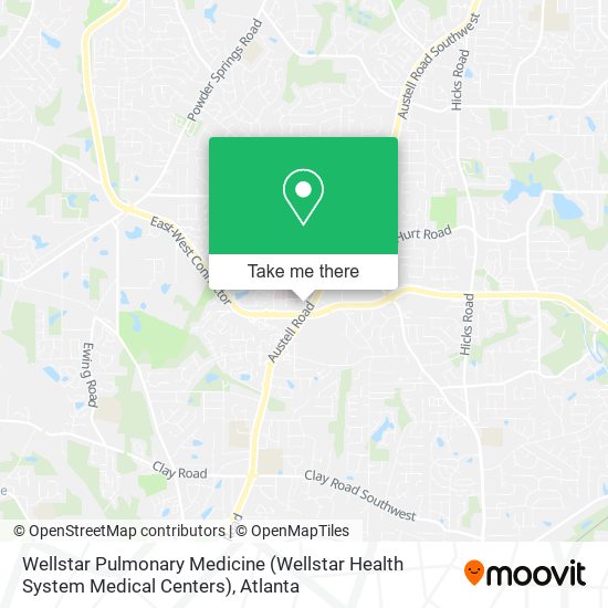 Mapa de Wellstar Pulmonary Medicine (Wellstar Health System Medical Centers)