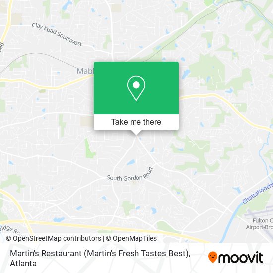 Mapa de Martin's Restaurant (Martin's Fresh Tastes Best)