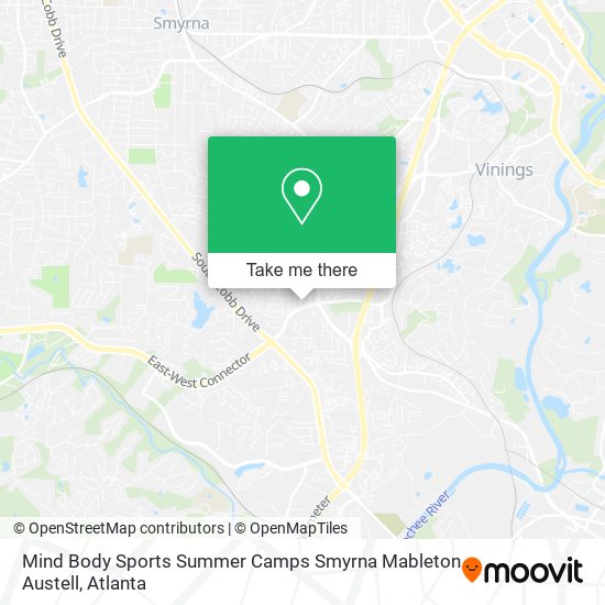 Mapa de Mind Body Sports Summer Camps Smyrna Mableton Austell