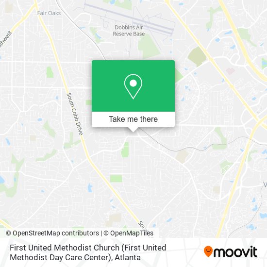 Mapa de First United Methodist Church (First United Methodist Day Care Center)