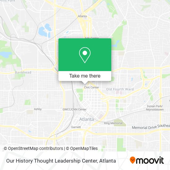 Our History Thought Leadership Center map