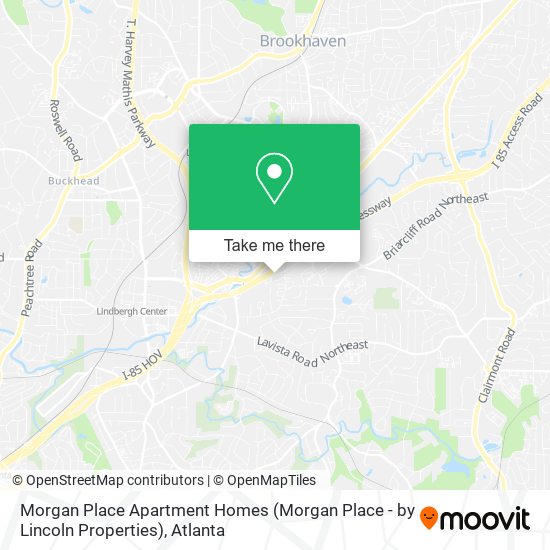 Morgan Place Apartment Homes (Morgan Place - by Lincoln Properties) map