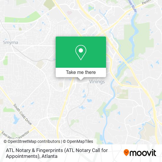 Mapa de ATL Notary & Fingerprints (ATL Notary Call for Appointments)