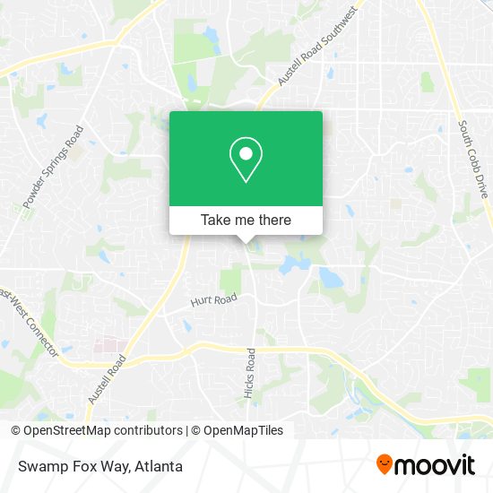 Swamp Fox Way map