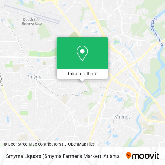 Mapa de Smyrna Liquors (Smyrna Farmer's Market)