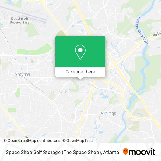 Space Shop Self Storage (The Space Shop) map