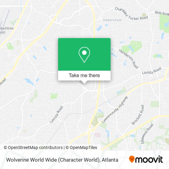 Wolverine World Wide (Character World) map