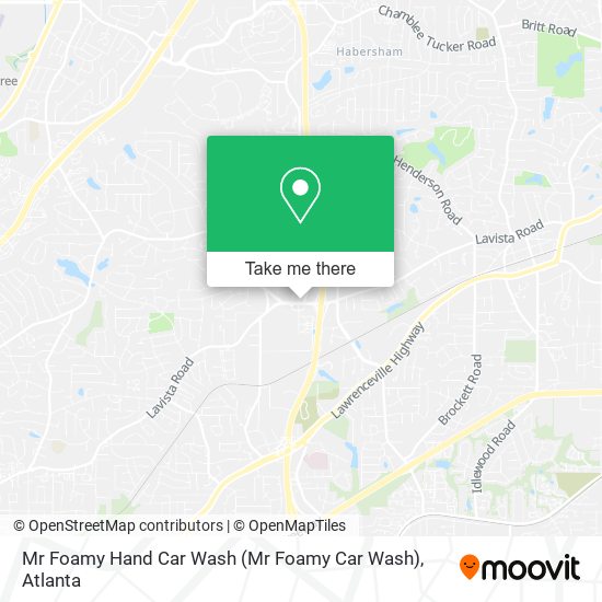 Mr Foamy Hand Car Wash map