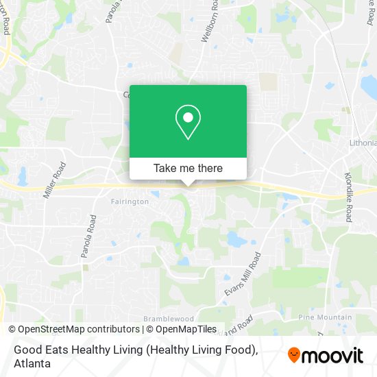 Mapa de Good Eats Healthy Living (Healthy Living Food)
