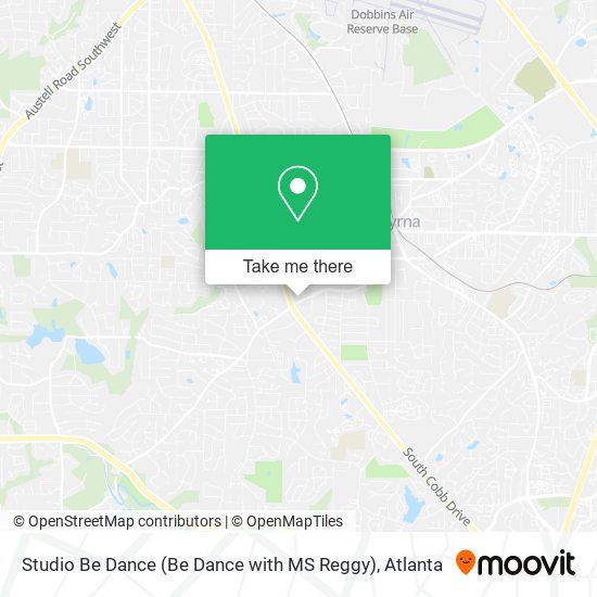 Mapa de Studio Be Dance (Be Dance with MS Reggy)