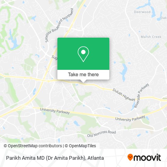 Parikh Amita MD (Dr Amita Parikh) map