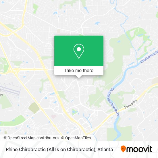 Rhino Chiropractic (All Is on Chiropractic) map