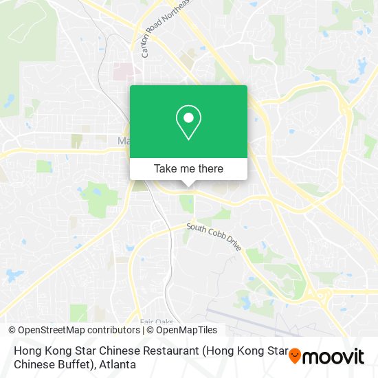 Hong Kong Star Chinese Restaurant map
