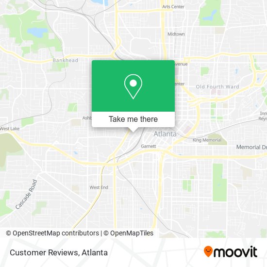 Customer Reviews map