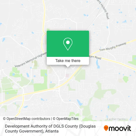 Development Authority of DGLS County (Douglas County Government) map