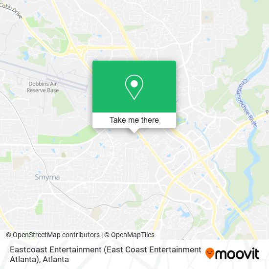 Mapa de Eastcoast Entertainment (East Coast Entertainment Atlanta)