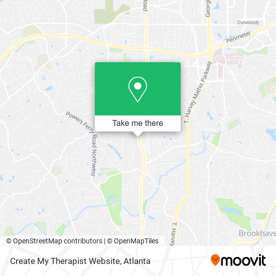 Create My Therapist Website map