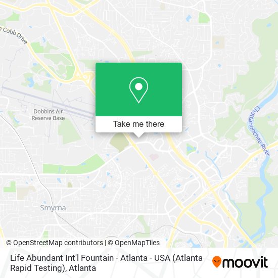 Life Abundant Int'l Fountain - Atlanta - USA (Atlanta Rapid Testing) map