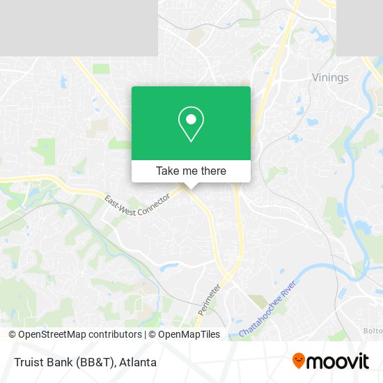 Truist Bank (BB&T) map