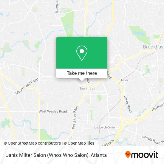 Mapa de Janis Milter Salon (Whos Who Salon)